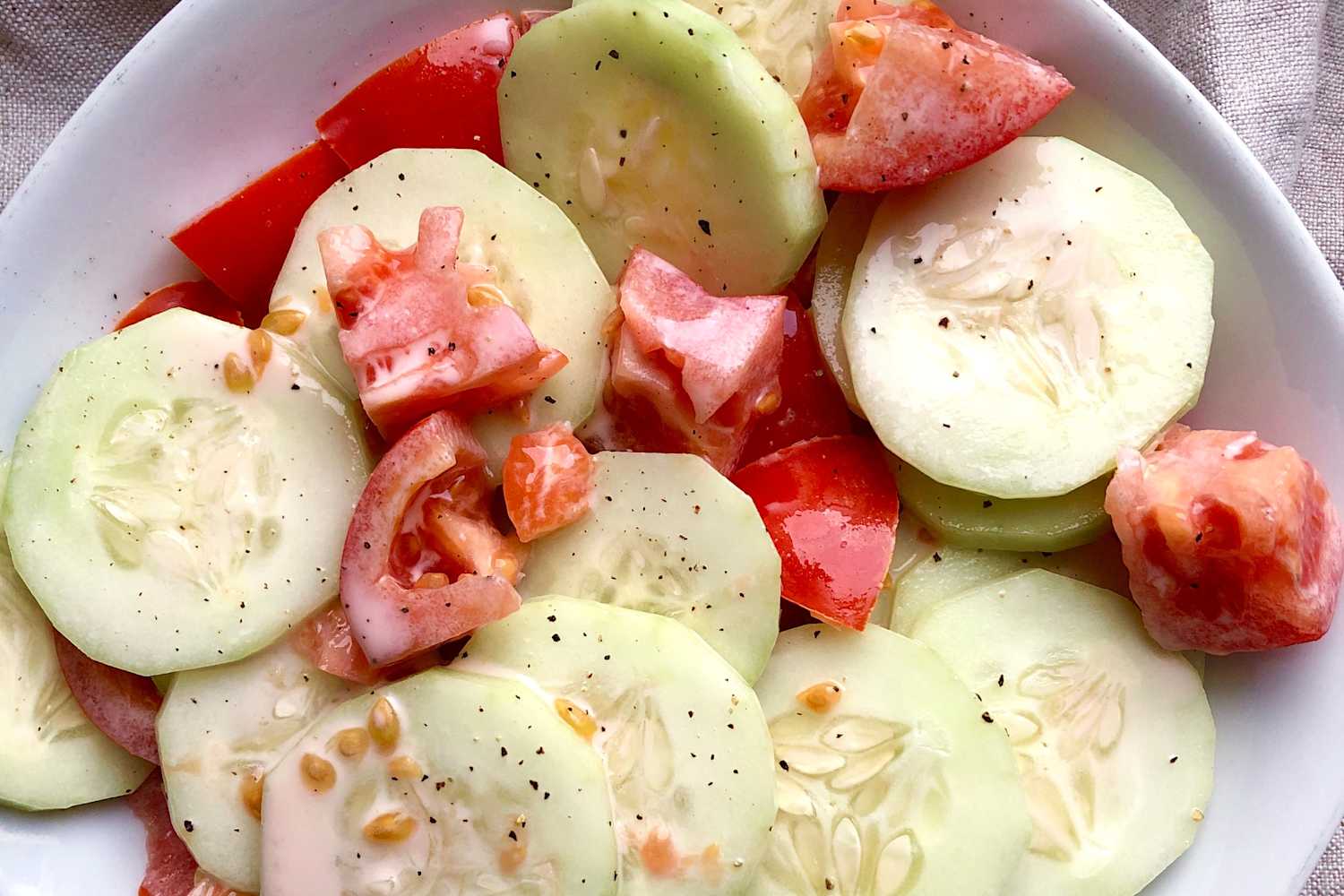 My Mom's 4-Ingredient Cucumber Salad Is Famous in Our Family