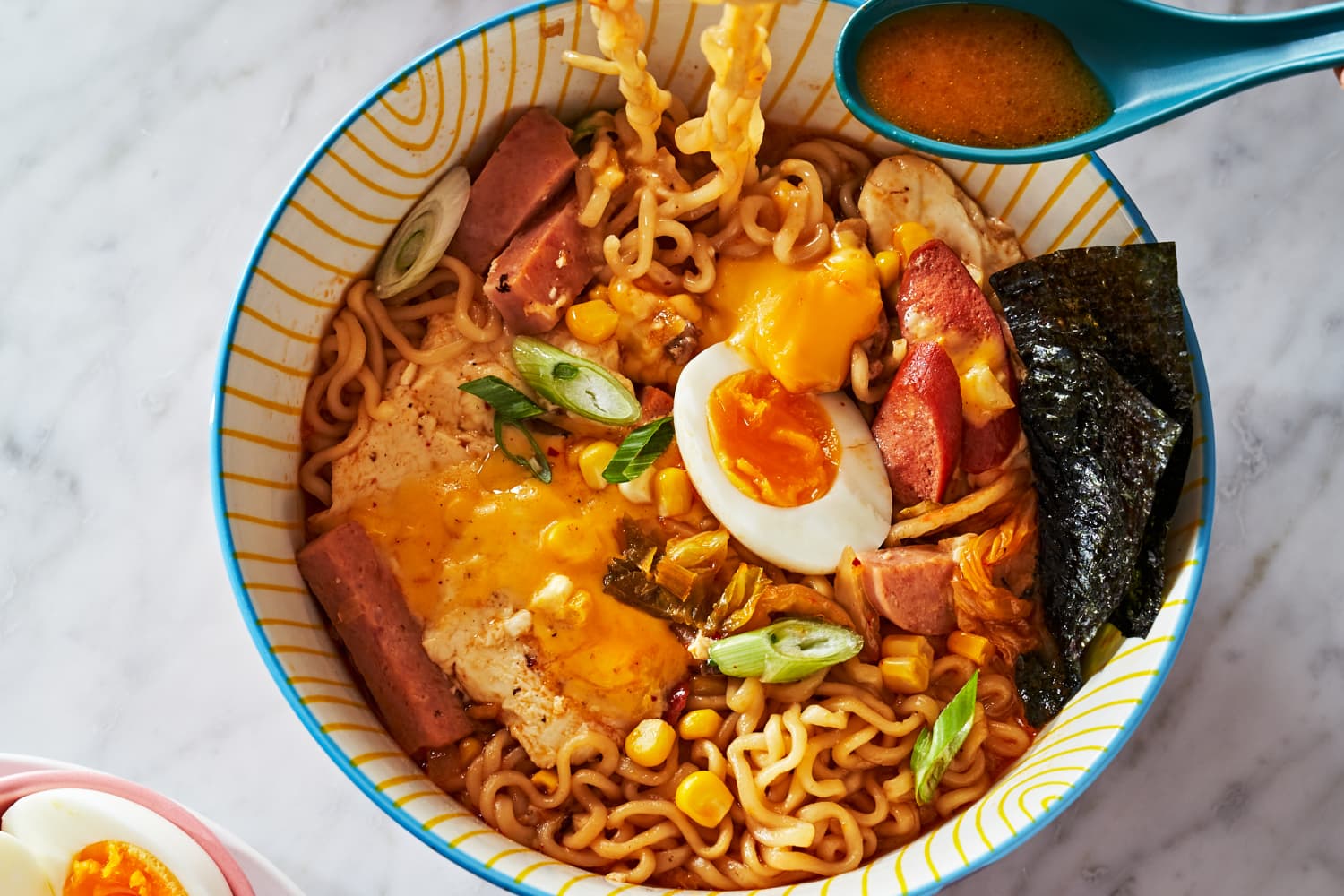 Shin Ramyun instant ramen stock base - My Kitchen, My Playground