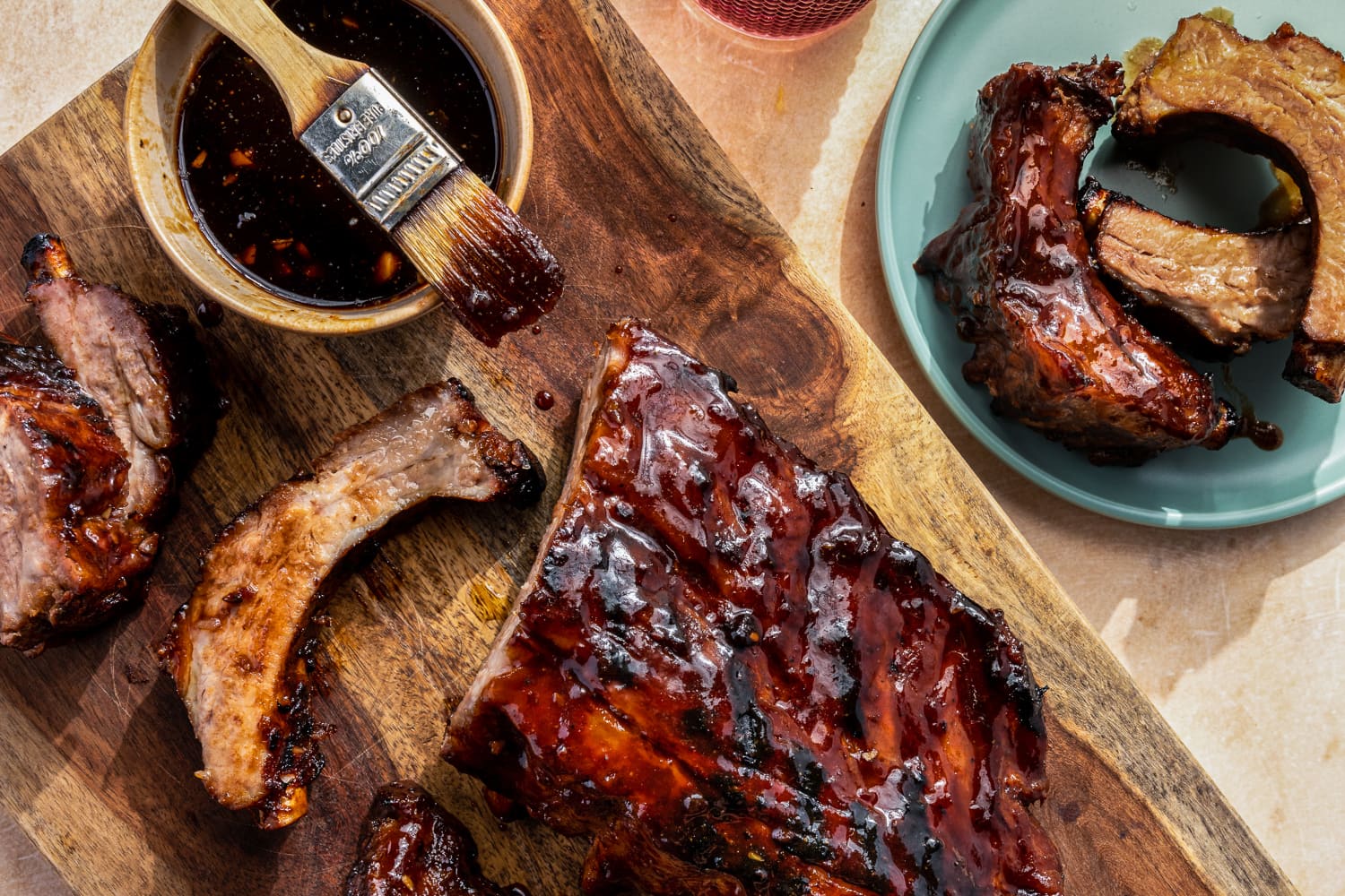 Barbecue Ribs Smoked Ribs With Butter And Brown Sugar Honey Roast