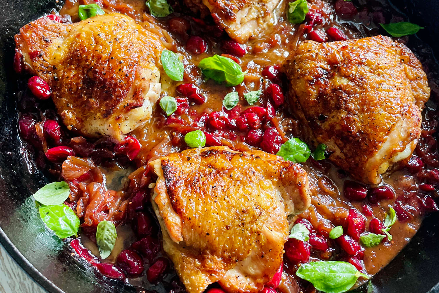 Cranberry-Orange Chicken Thighs - The Kitchn