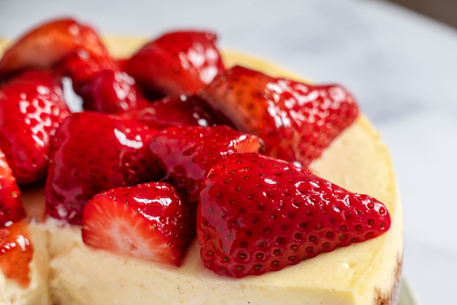 Strawberry Cheesecake Recipe (with Fresh Strawberries) | Kitchn