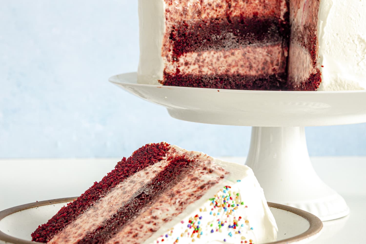 Red Velvet Ice Cream Cake (with No-Churn Homemade Ice Cream) | Kitchn