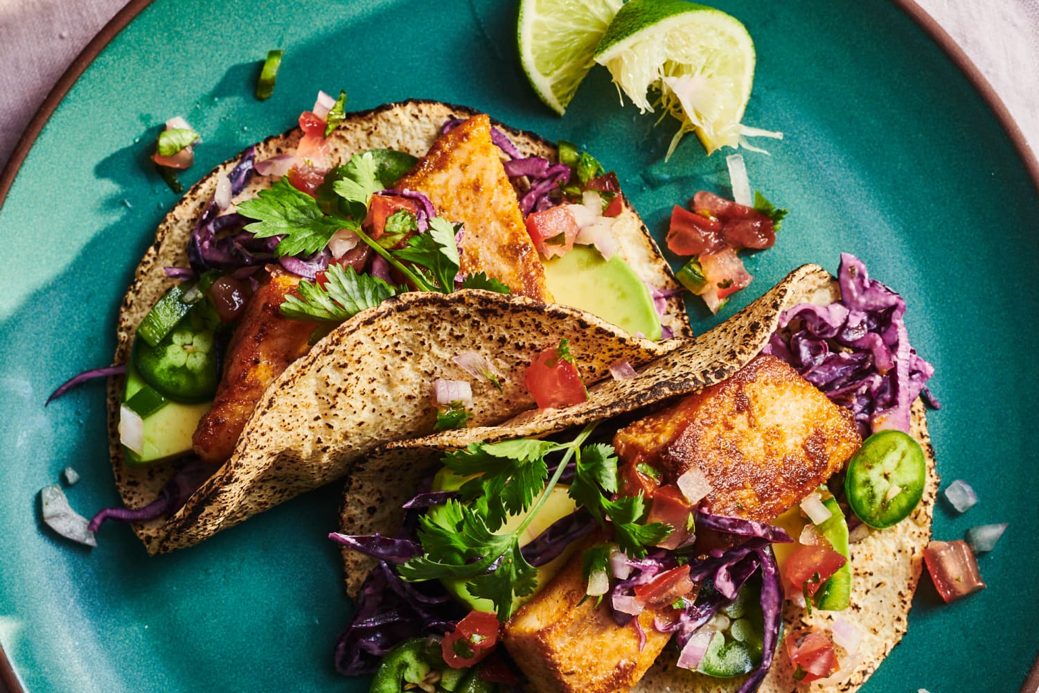 Mahi-Mahi Tacos with Avocado Sauce