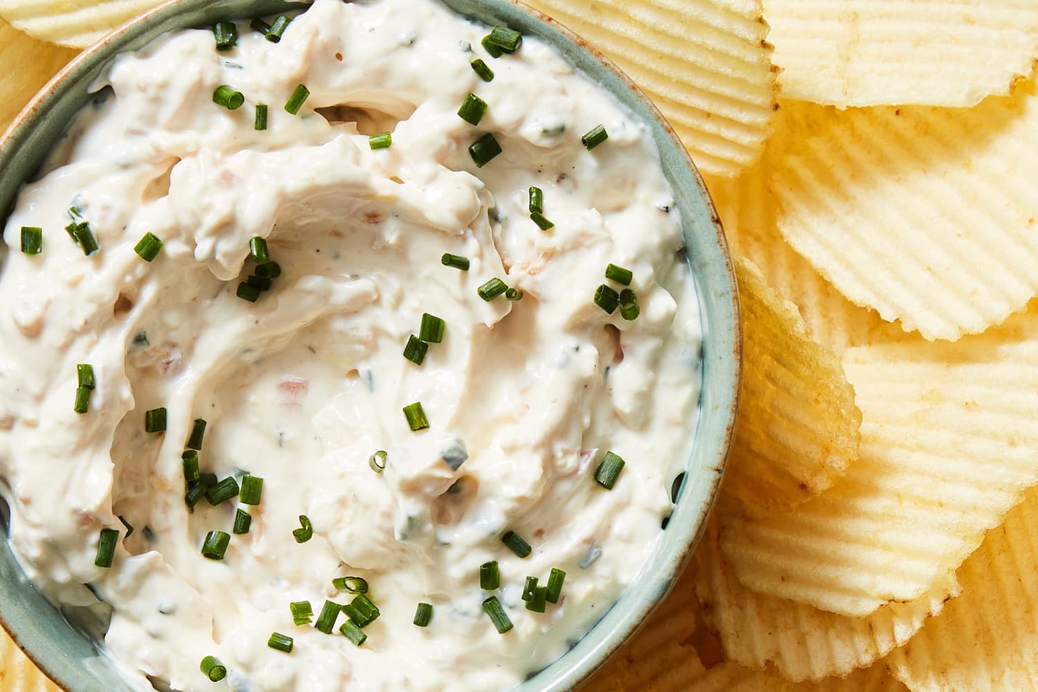 Lemony Clam Dip with Shallots