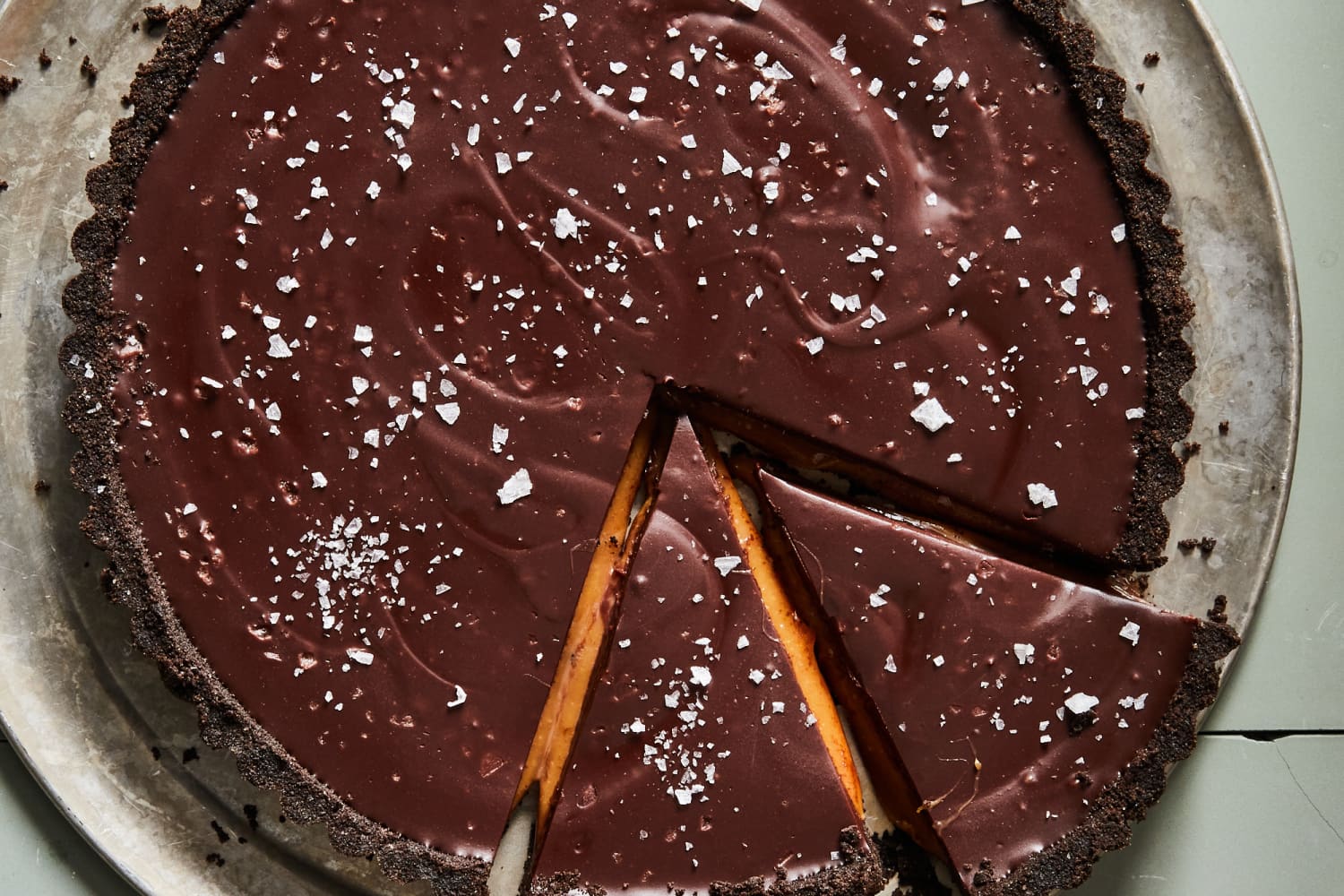 Chocolate Caramel Tart - Kylee Cooks