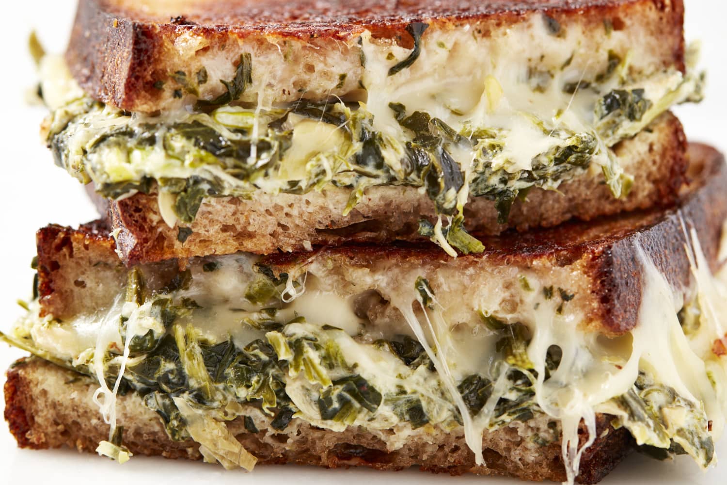 Spinach-Artichoke Grilled Cheese