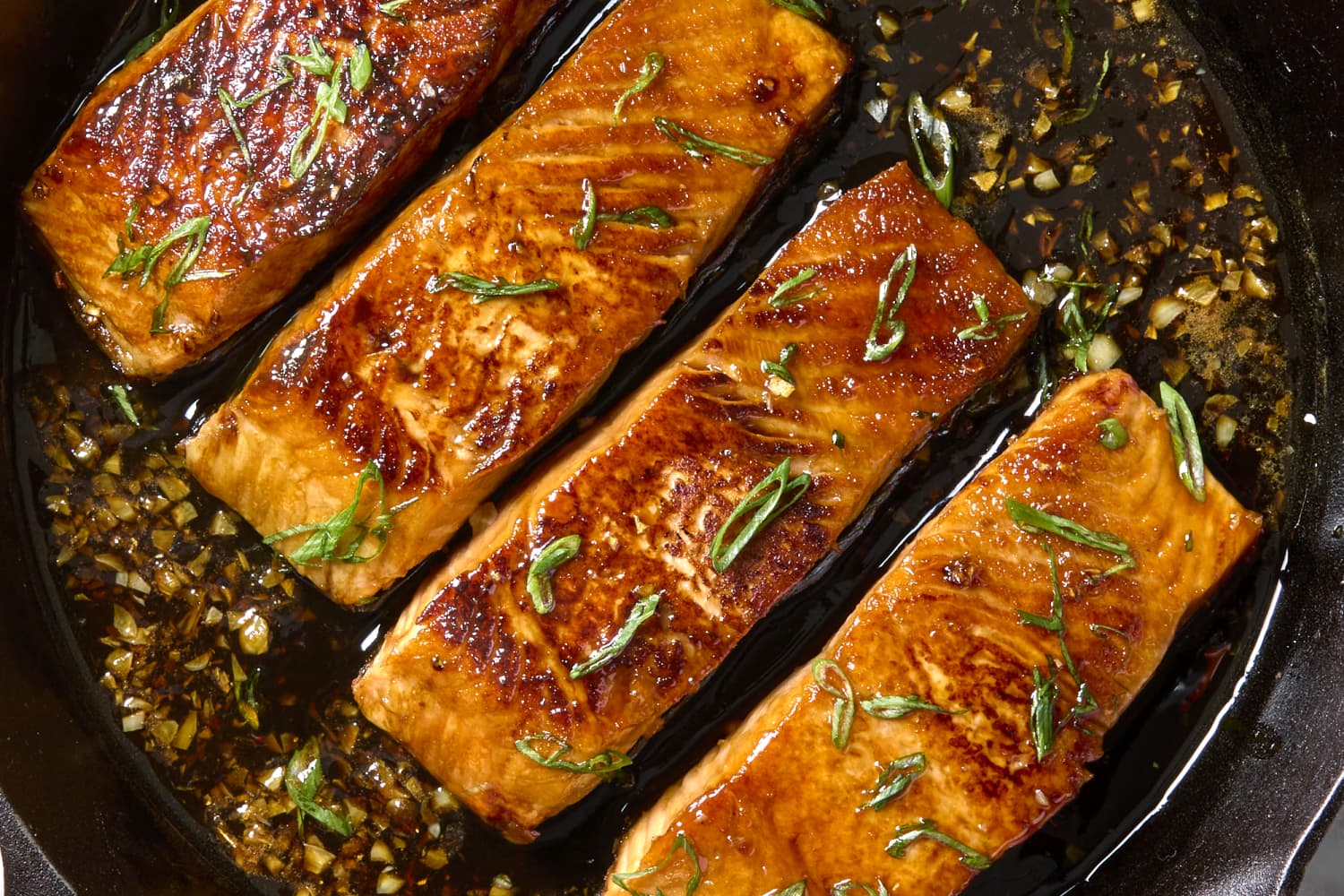 5-Ingredient Honey Garlic Glazed Salmon