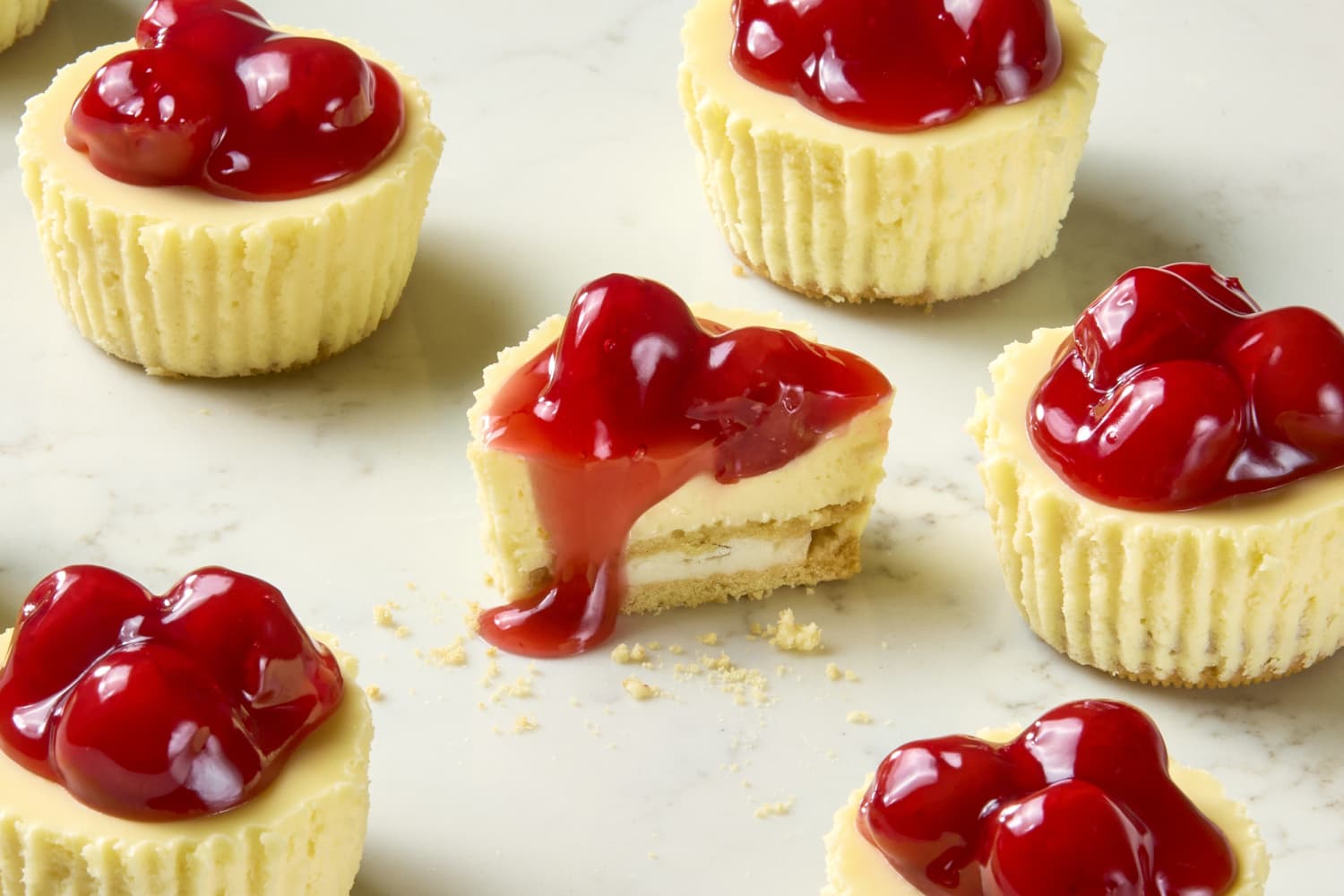 Cherry Pie Mini Cheesecakes Have the Most Brilliant (Store-Bought!) Surprise