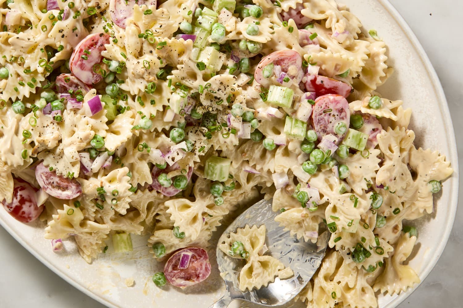 French Onion Dip Pasta Salad Recipe The Kitchn