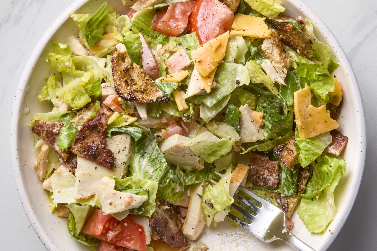what is club salad dressing Chopped Chicken Club Salad