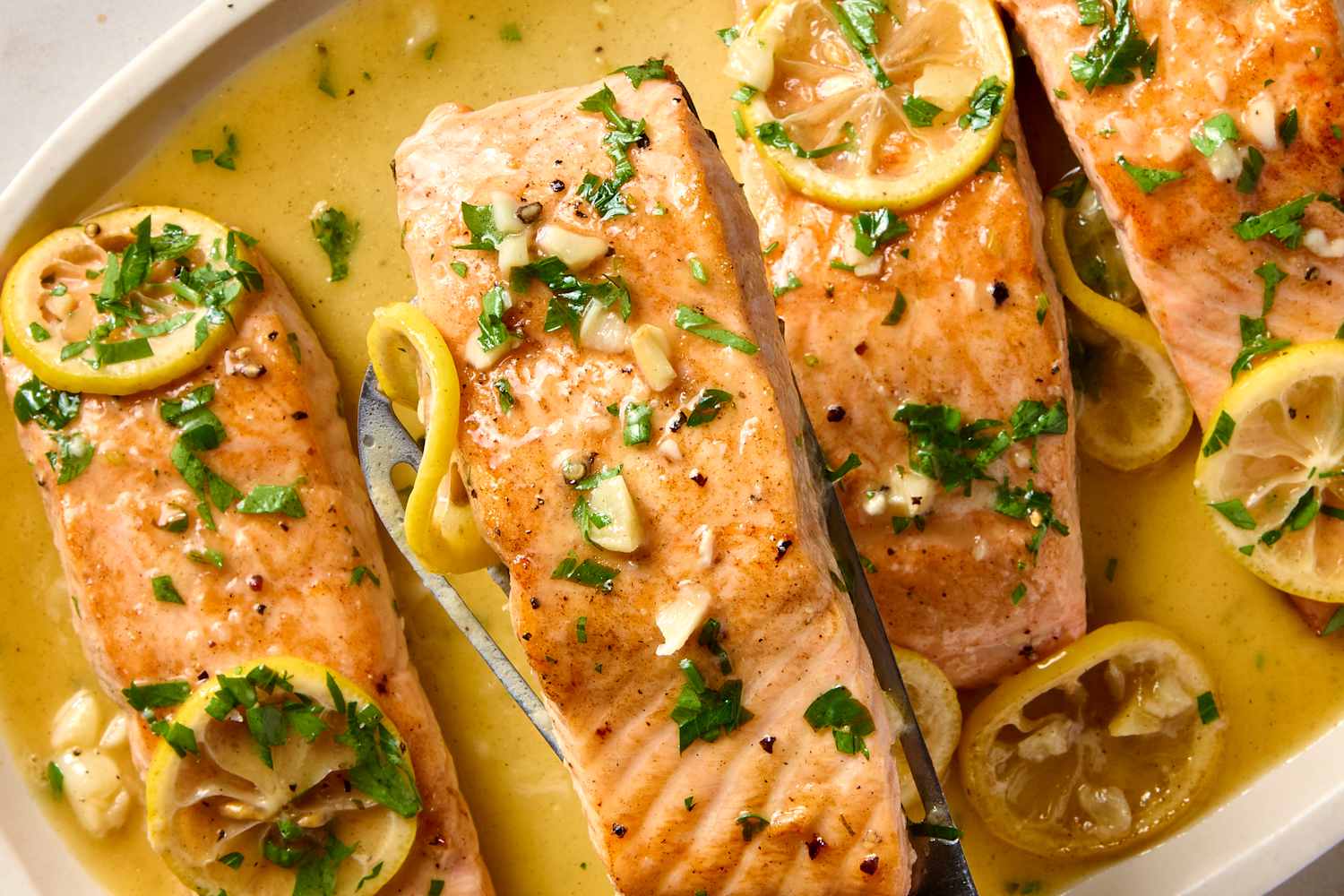 Lemon Butter Salmon Recipe (Just 5 Ingredients) - The Kitchn