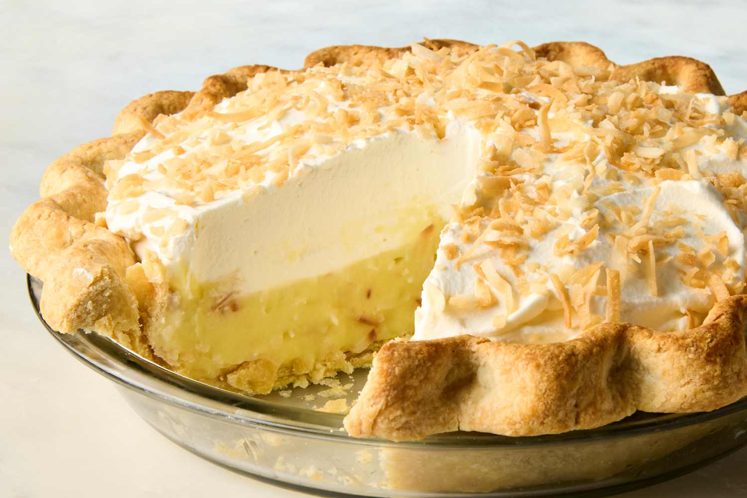 Impossibly Light Coconut Cream Pie