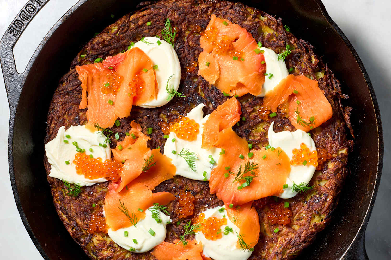 My Skillet Latke Is Impossibly Crispy and 100 Times Easier Than Frying