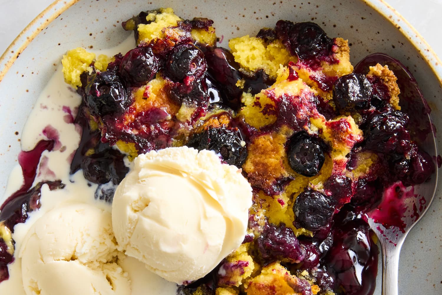 4-Ingredient Blueberry Dump Cake