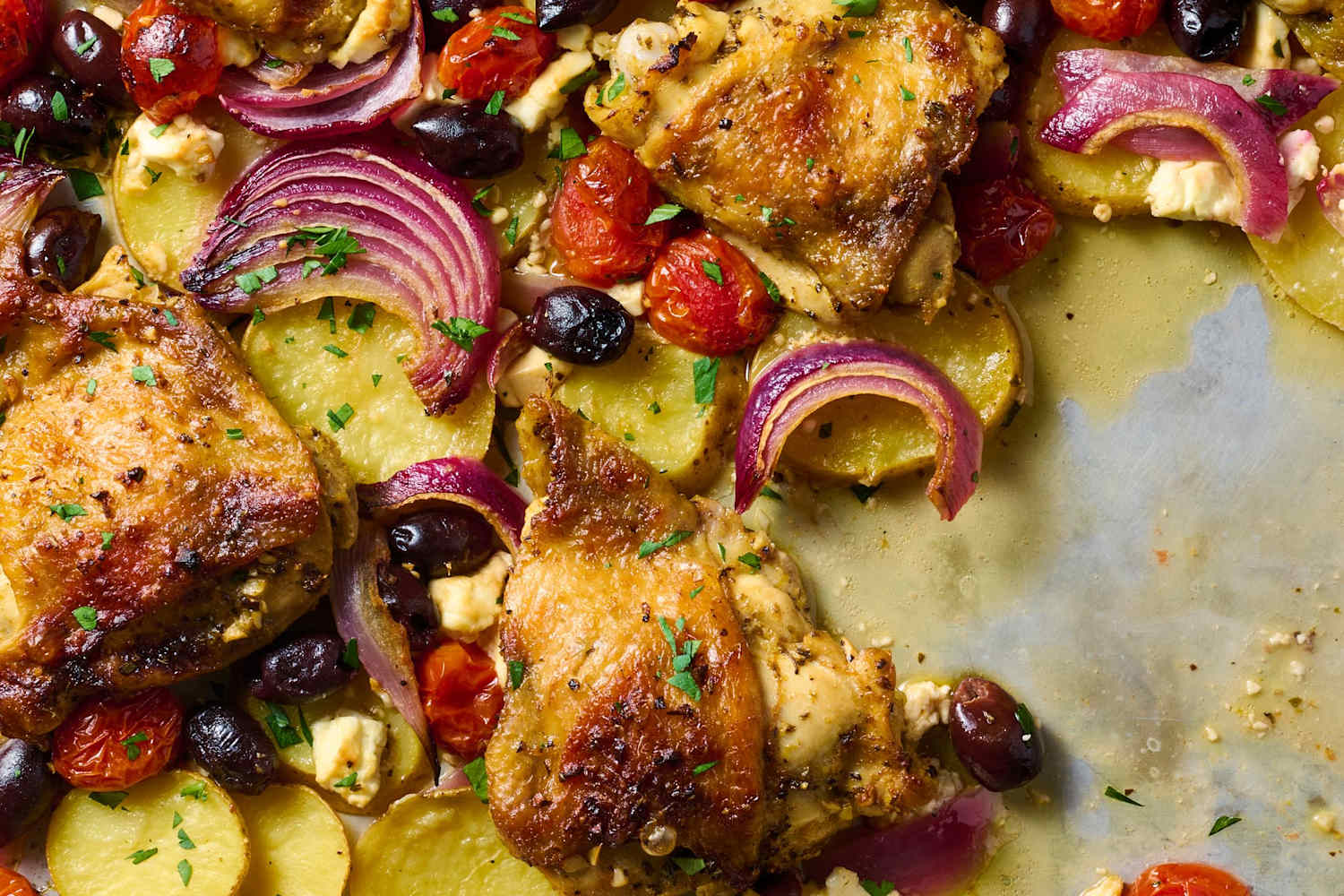 Sheet Pan Greek Chicken