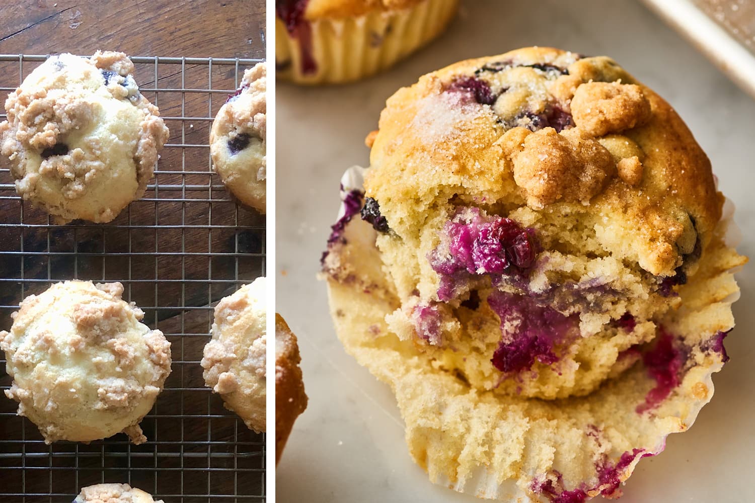 Blueberry Muffins With Crumb Topping Martha Stewart I Tried Martha Stewart S Blueberry Muffin Recipe Kitchn