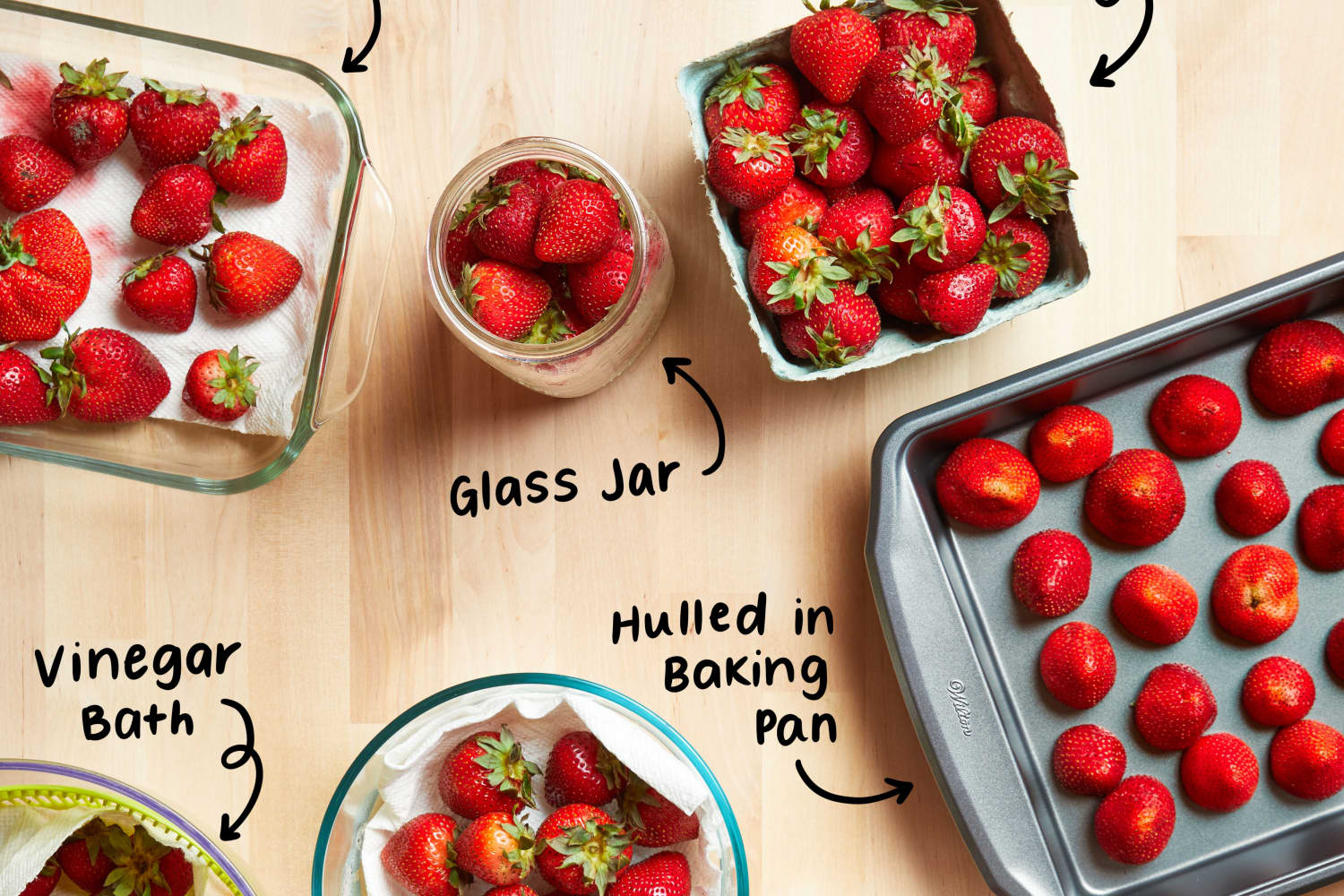 We Tried 7 Methods of Storing Fresh Strawberries and Found a Clear