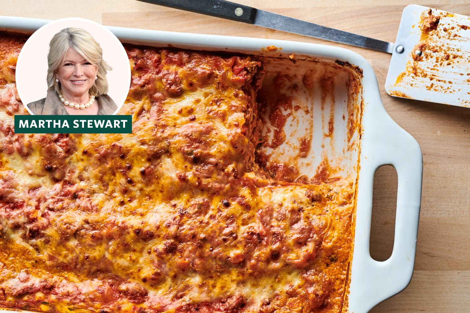 I Tried Martha Stewart's Lasagna with Meat Sauce Kitchn