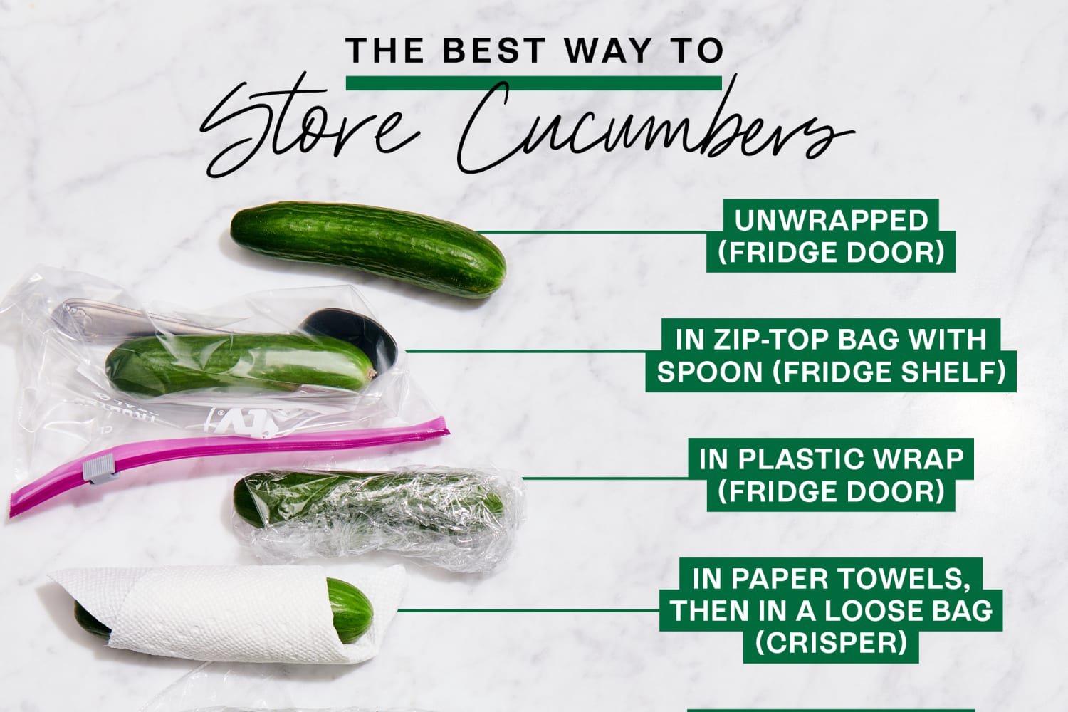 How to Store Cucumbers So They Last for Weeks