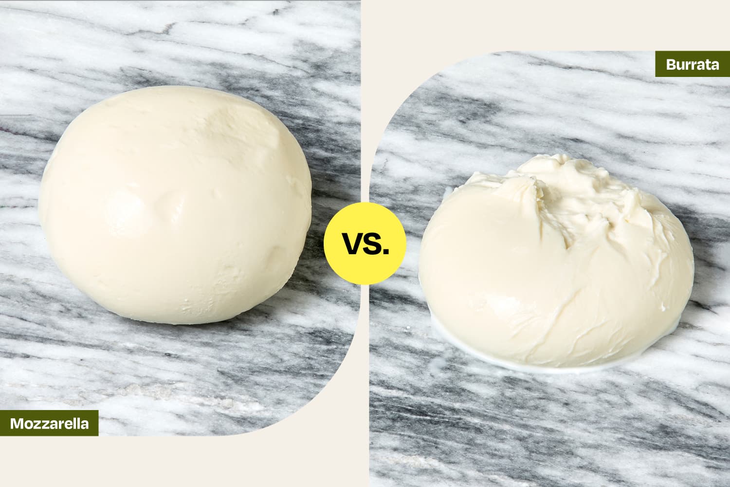 Mozzarella vs. Burrata What's the Difference? The Kitchn
