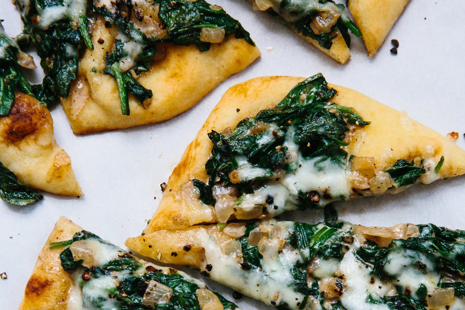 Recipe: Saag Paneer Pizza | Kitchn