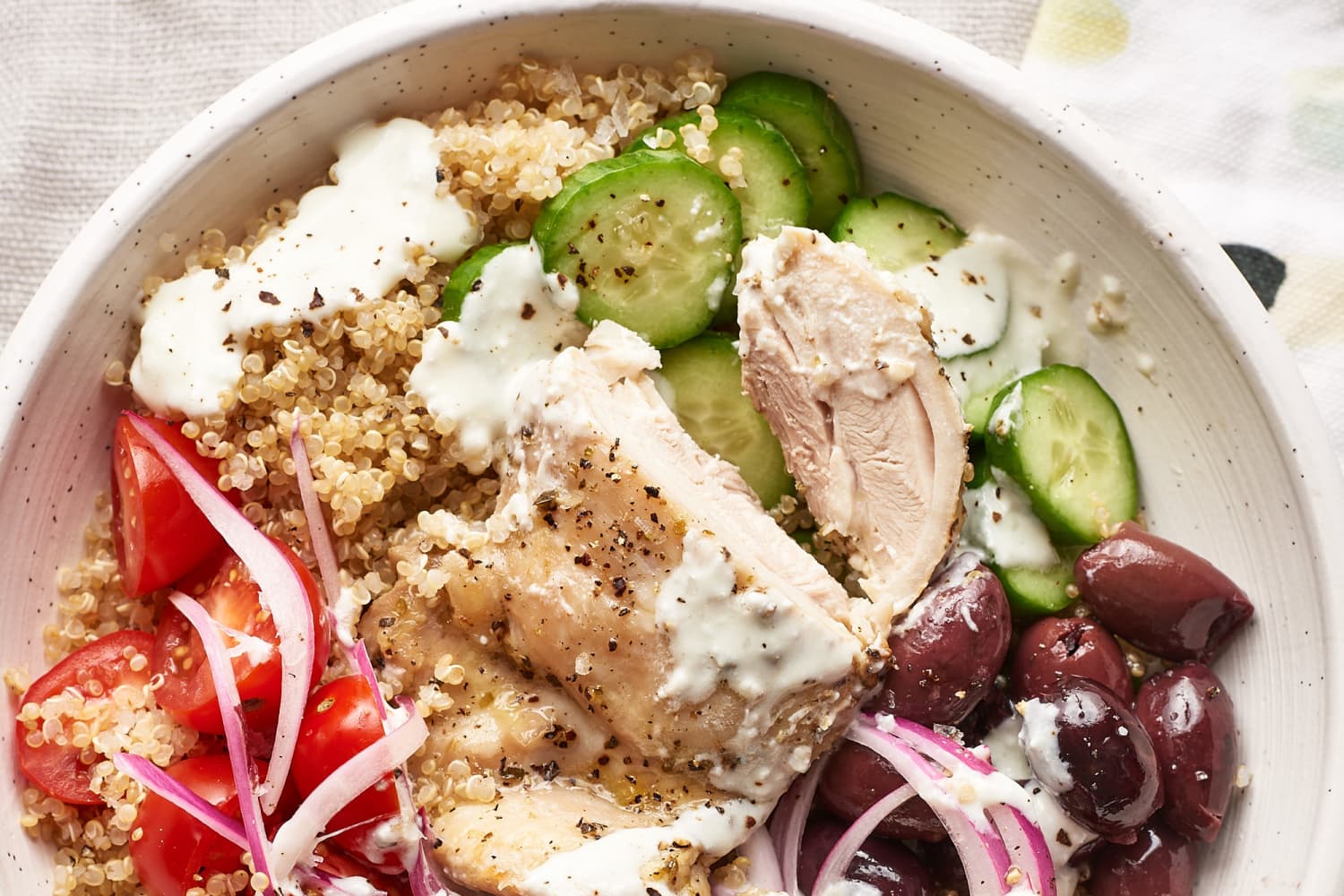 Chicken Salad Grain Bowls