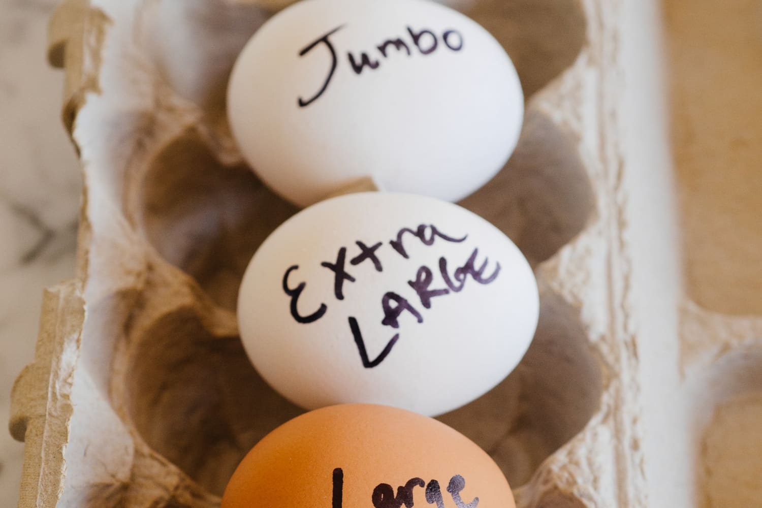 Difference Between Egg Sizes: Small, Medium, Large, Extra-Large, Jumbo