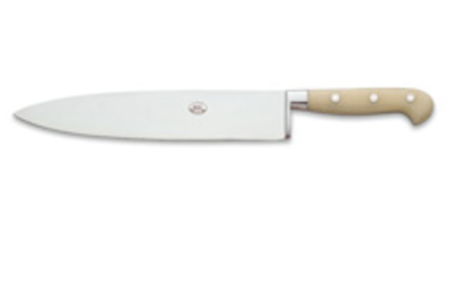 Berti White-Handled Italian Kitchen Knives, Handmade