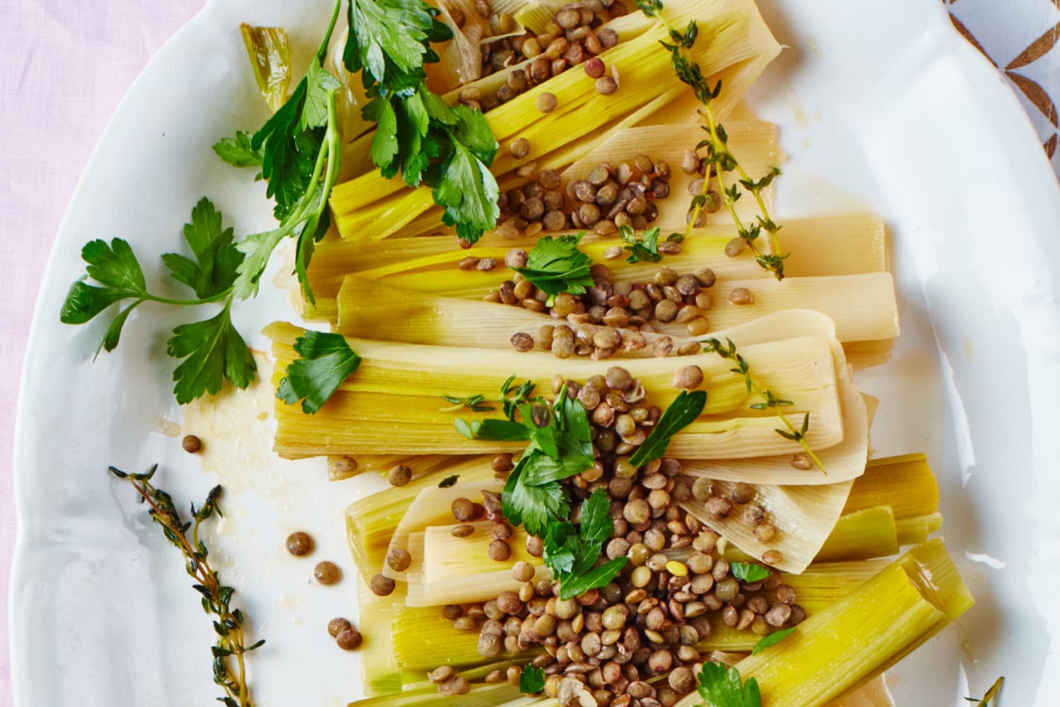 Butter Braised Leeks with Parmesan and Thyme - Very Smart Ideas