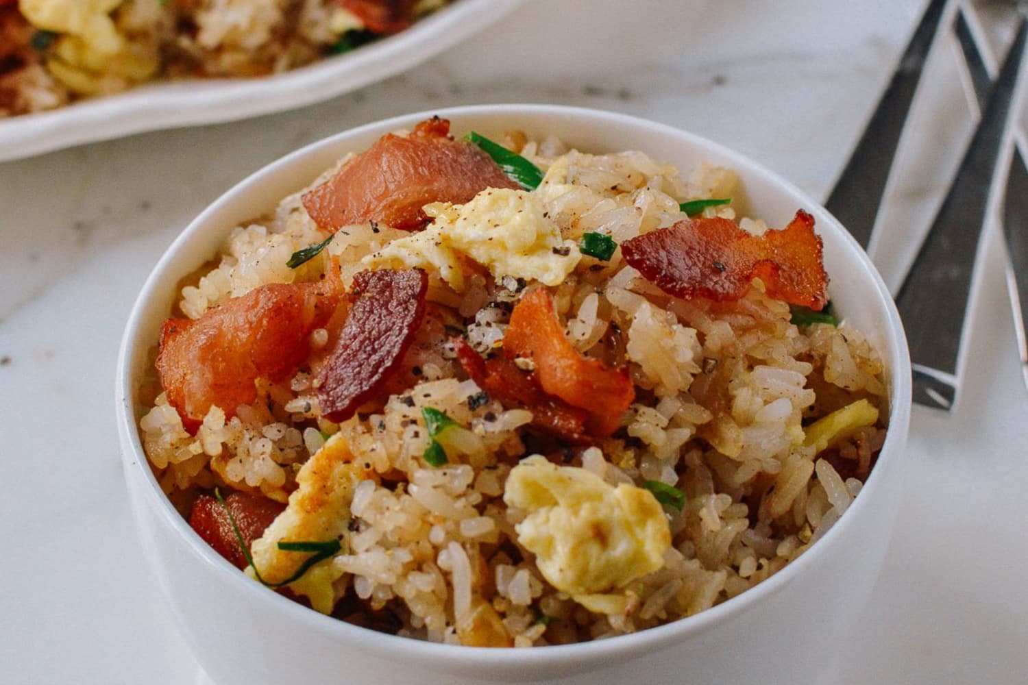 Bacon, Egg and Cheese Fried Rice Recipe - NYT Cooking