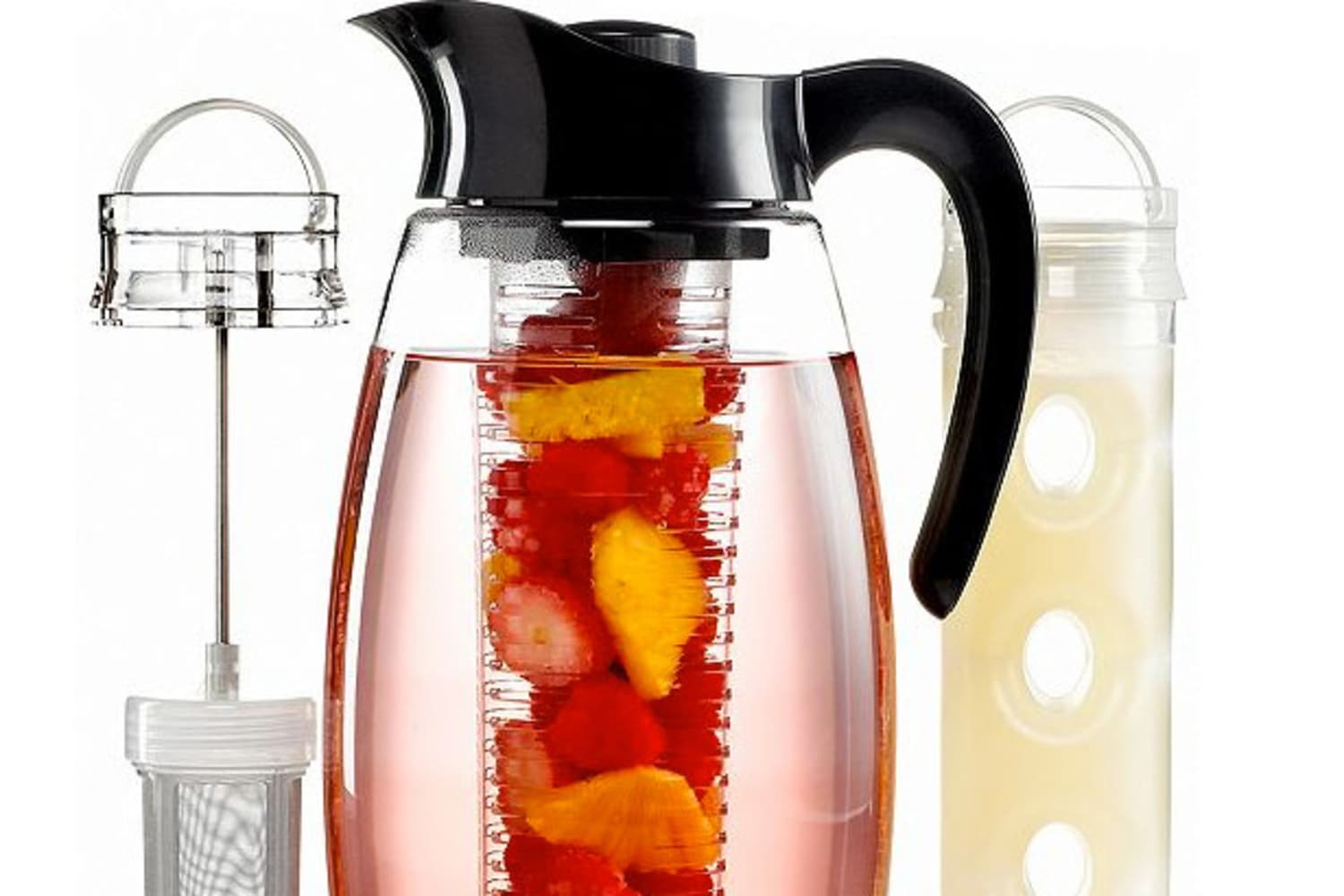 Pitcher, Glass Pitcher, Fruit Infuser Water Pitcher with Removable Lid,  High Heat Resistance - Pitchers & Carafes, Facebook Marketplace