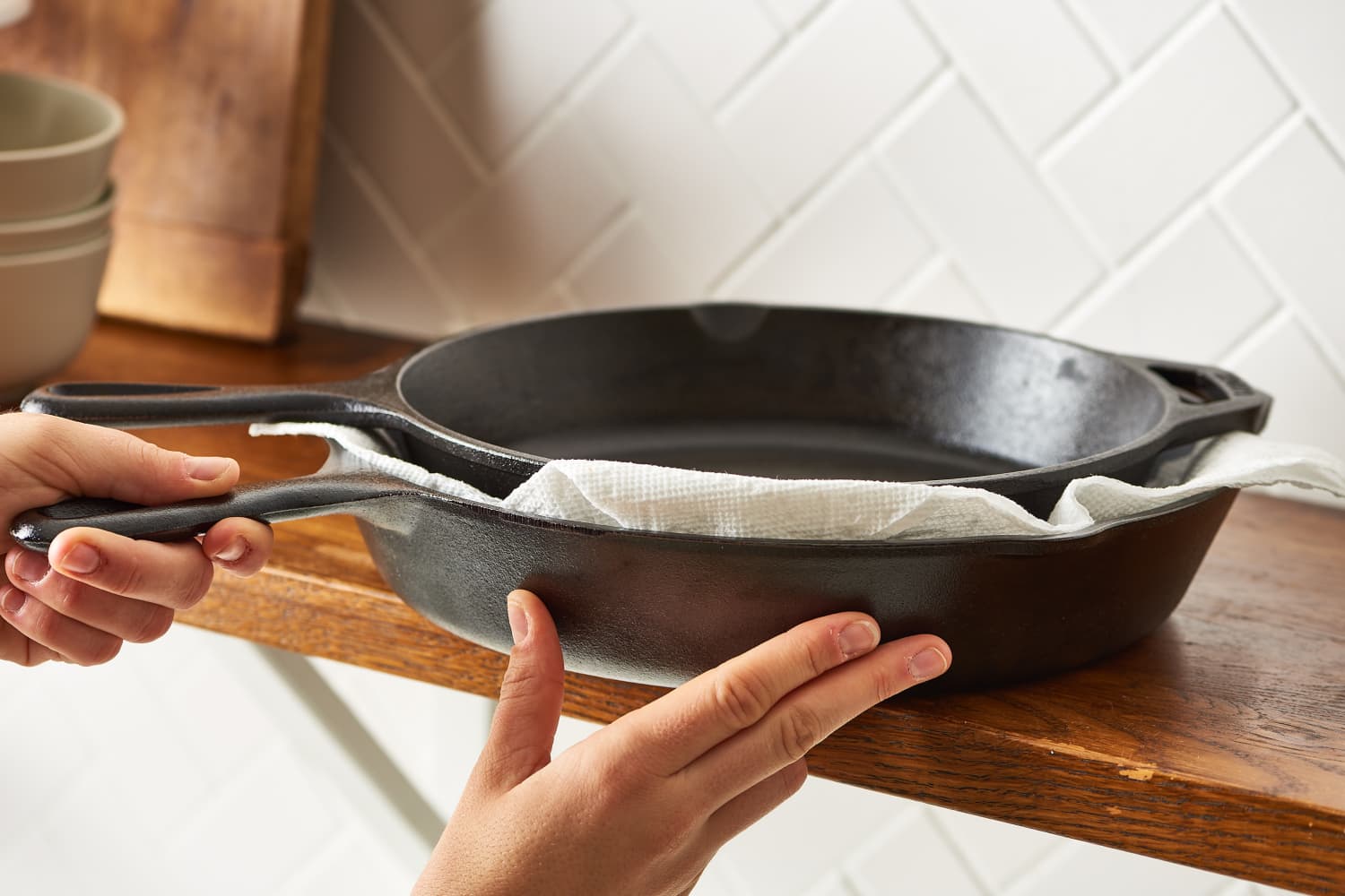 Cast Iron Storage Ideas - Skillet Collection | Kitchn