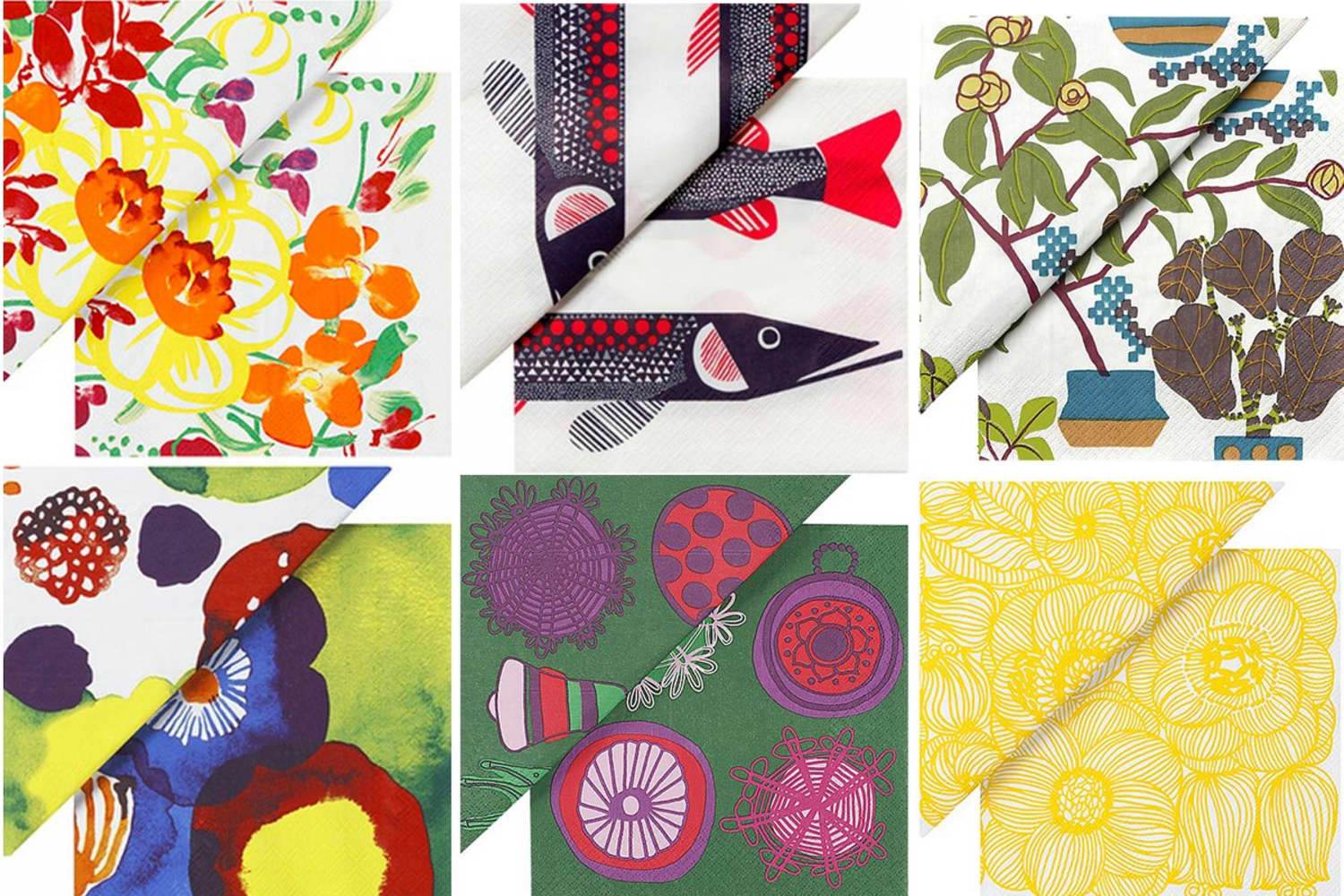 Marimekko's Wildly Colorful Paper Napkins Are Perfect For Summer  Entertaining | Kitchn