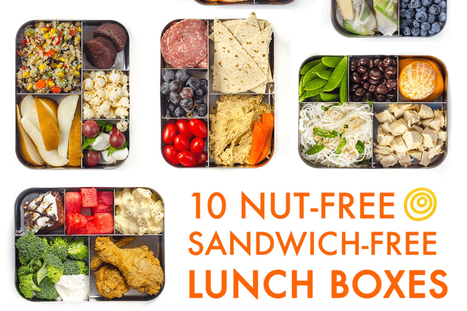 2 Weeks of No-Sandwich Lunch Box Ideas Kids will LOVE- No Repeats! • The  Pinning Mama