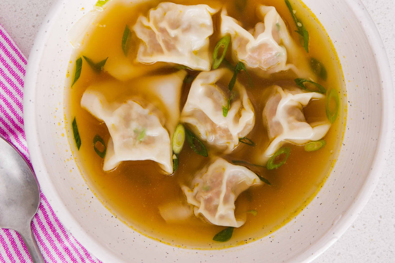 Homemade Wonton Soup Recipe - Couple Eats Food