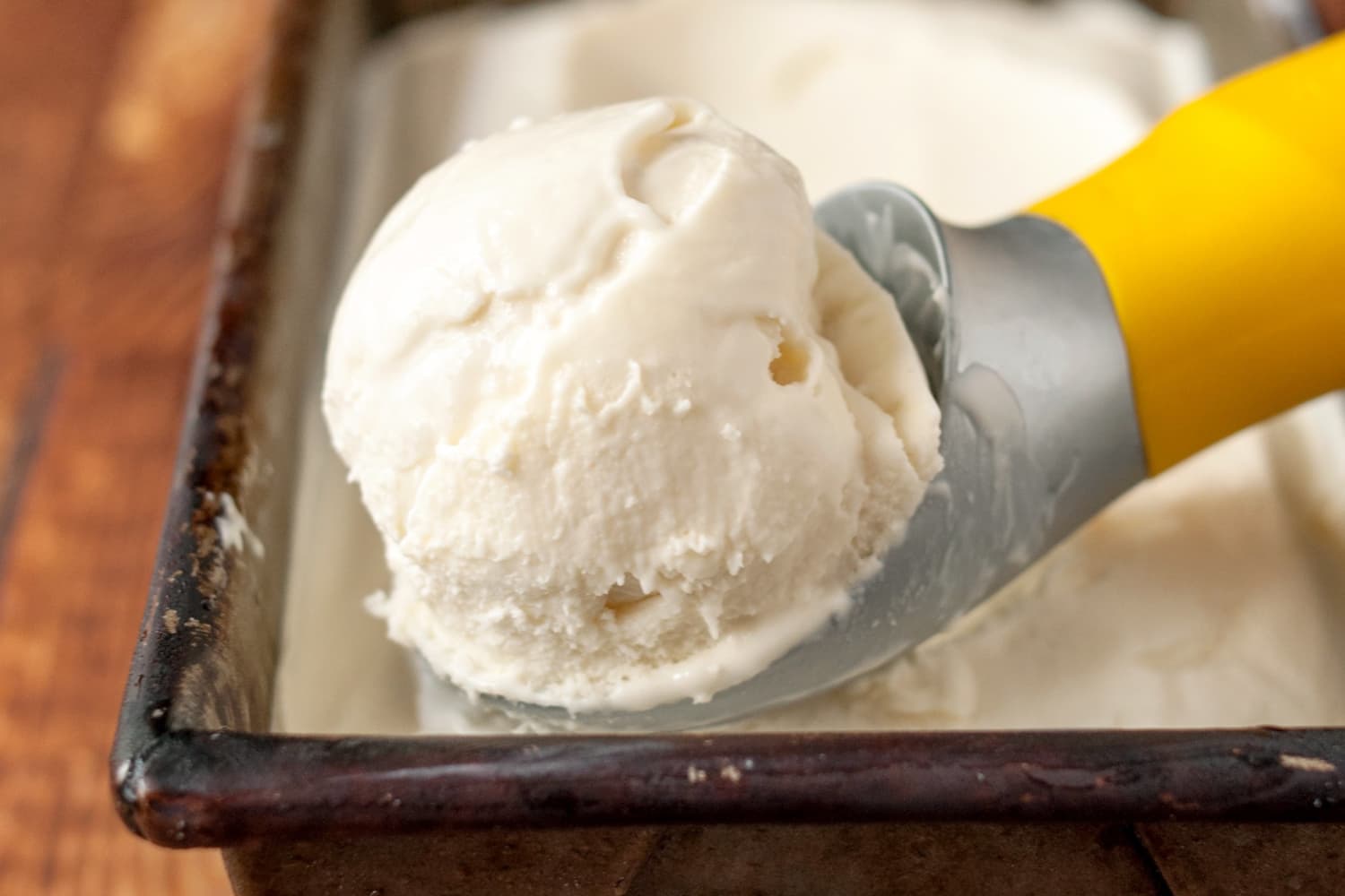 Homemade Vanilla Ice Cream (No Machine) - Passion For Baking