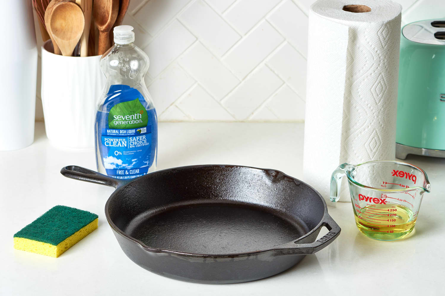 How to Season a Cast Iron Skillet - Plus how to properly clean it