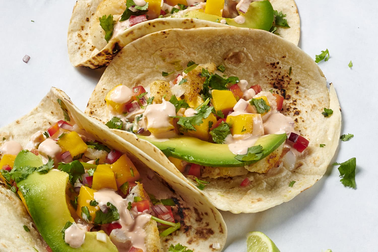 These Pan Seared Fish Tacos with Mango Salsa Say Summer Isn’t Over Yet