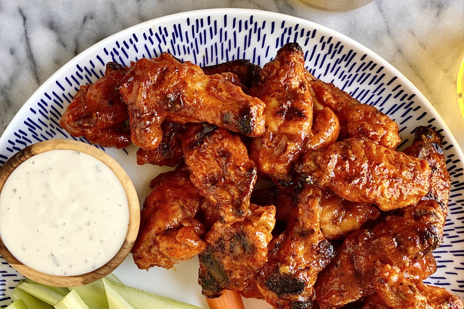 Grilled Buffalo Chicken Wings