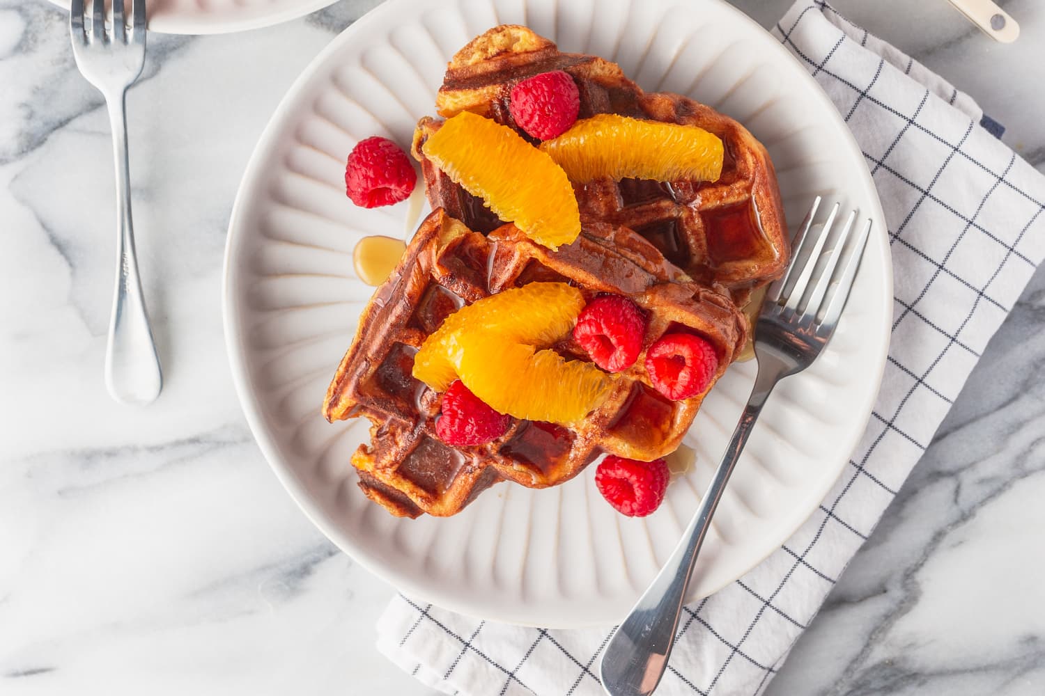 French Toast Waffles Recipe The Kitchn