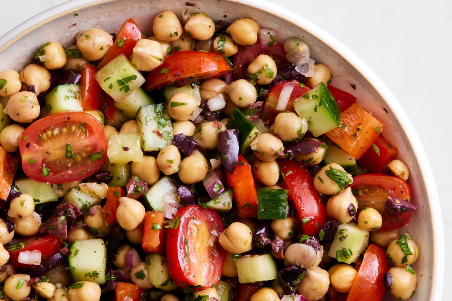 This Make-Ahead Chickpea Salad Is the Best WFH Lunch