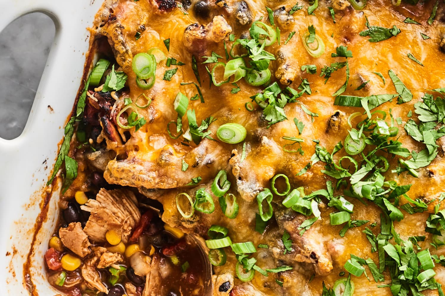 Cheesy Southwestern Chicken Casserole The Kitchn