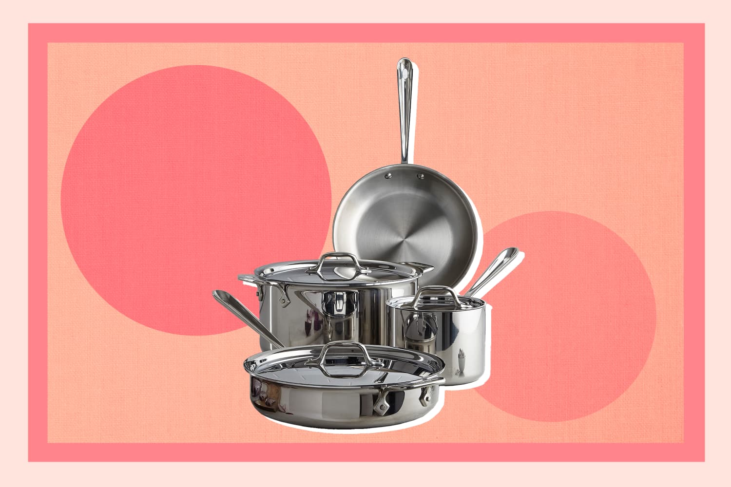 AllClad 7Piece Stainless Steel Cookware Set Macy's Sale The Kitchn