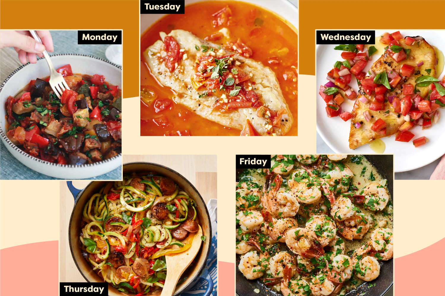 A Summery Low-Carb Meal Plan Packed with Vegetables | The Kitchn