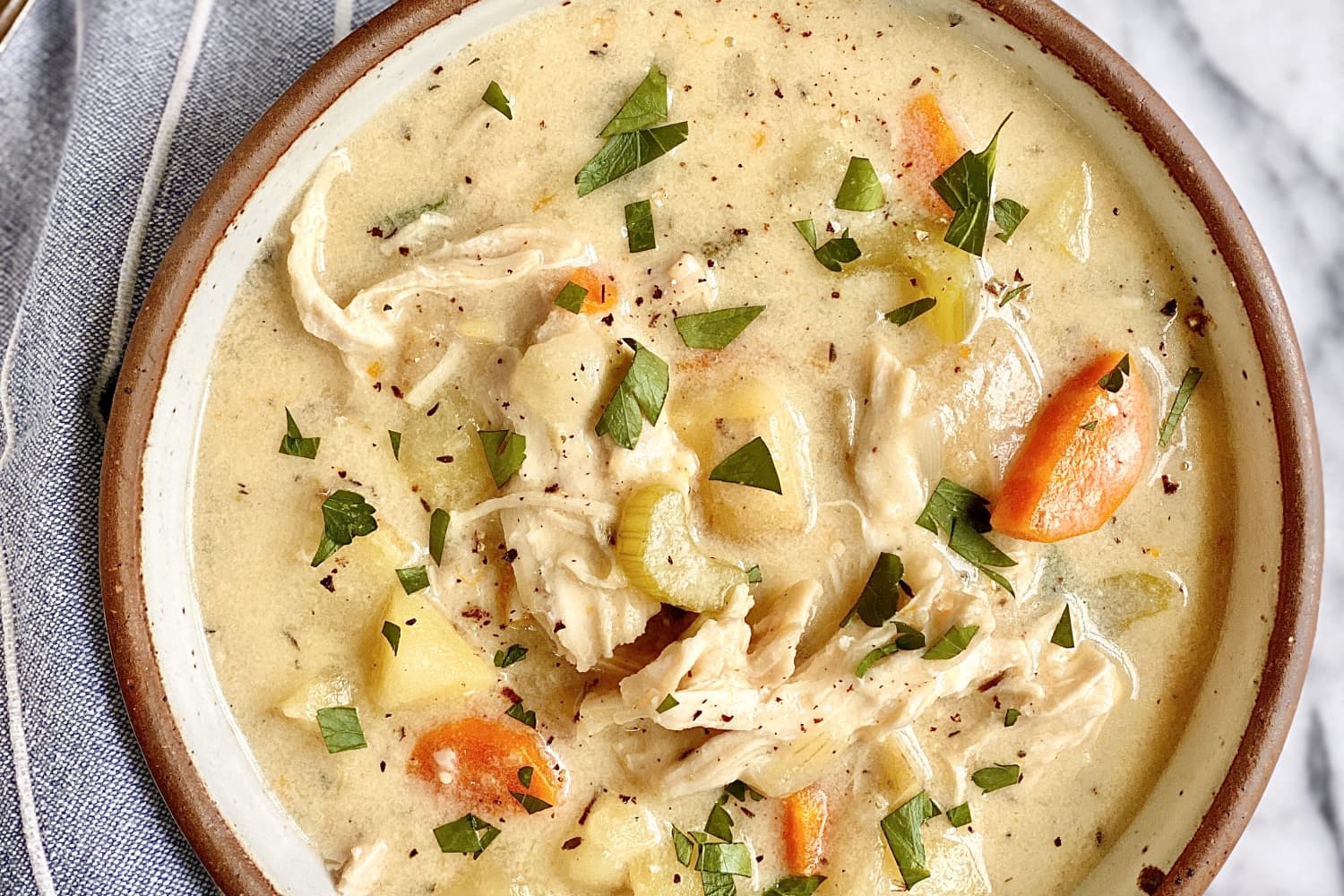 Creamy Chicken Potato Soup Recipe | The Kitchn