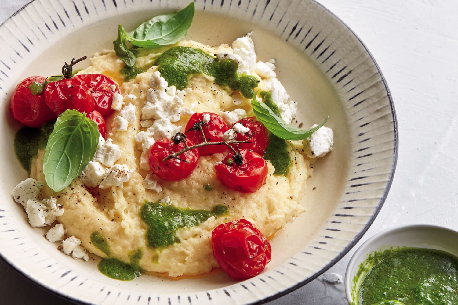 Goat Cheese Polenta with Cherry Tomatoes The Kitchn