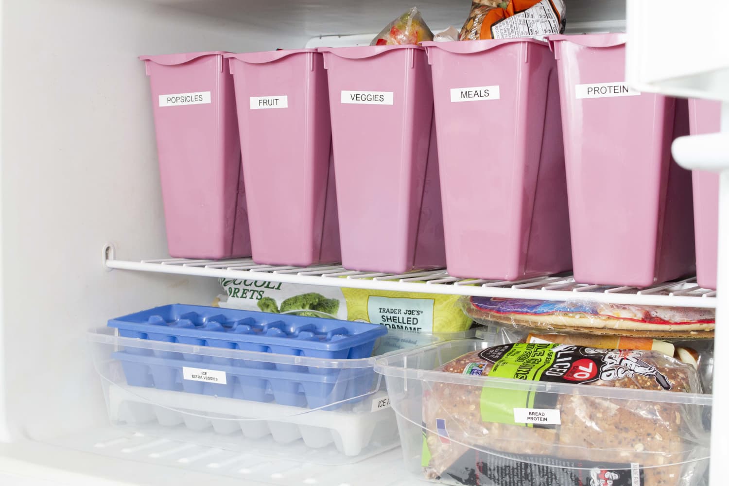 TikTok's 5 Target Storage Bin "Hack" Frees Up Your Freezer Apartment Therapy