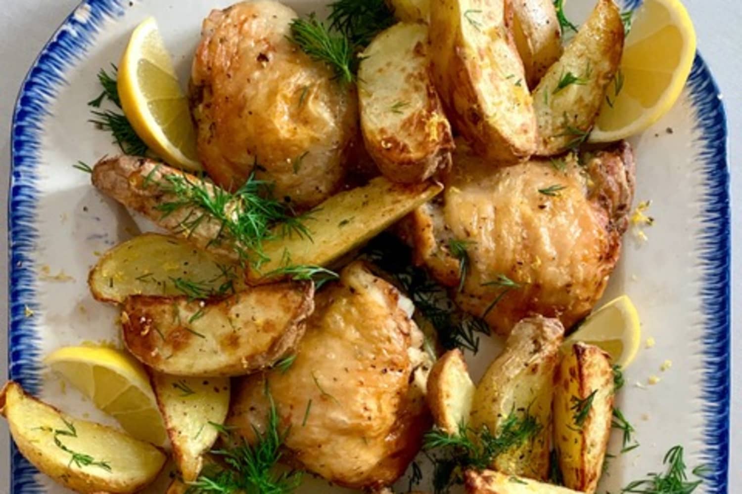 Air Fryer Greek Chicken and Potatoes | Kitchn