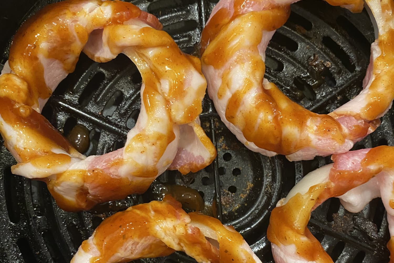 I Tried Making BaconWrapped Onion Rings in the Air Fryer The Kitchn
