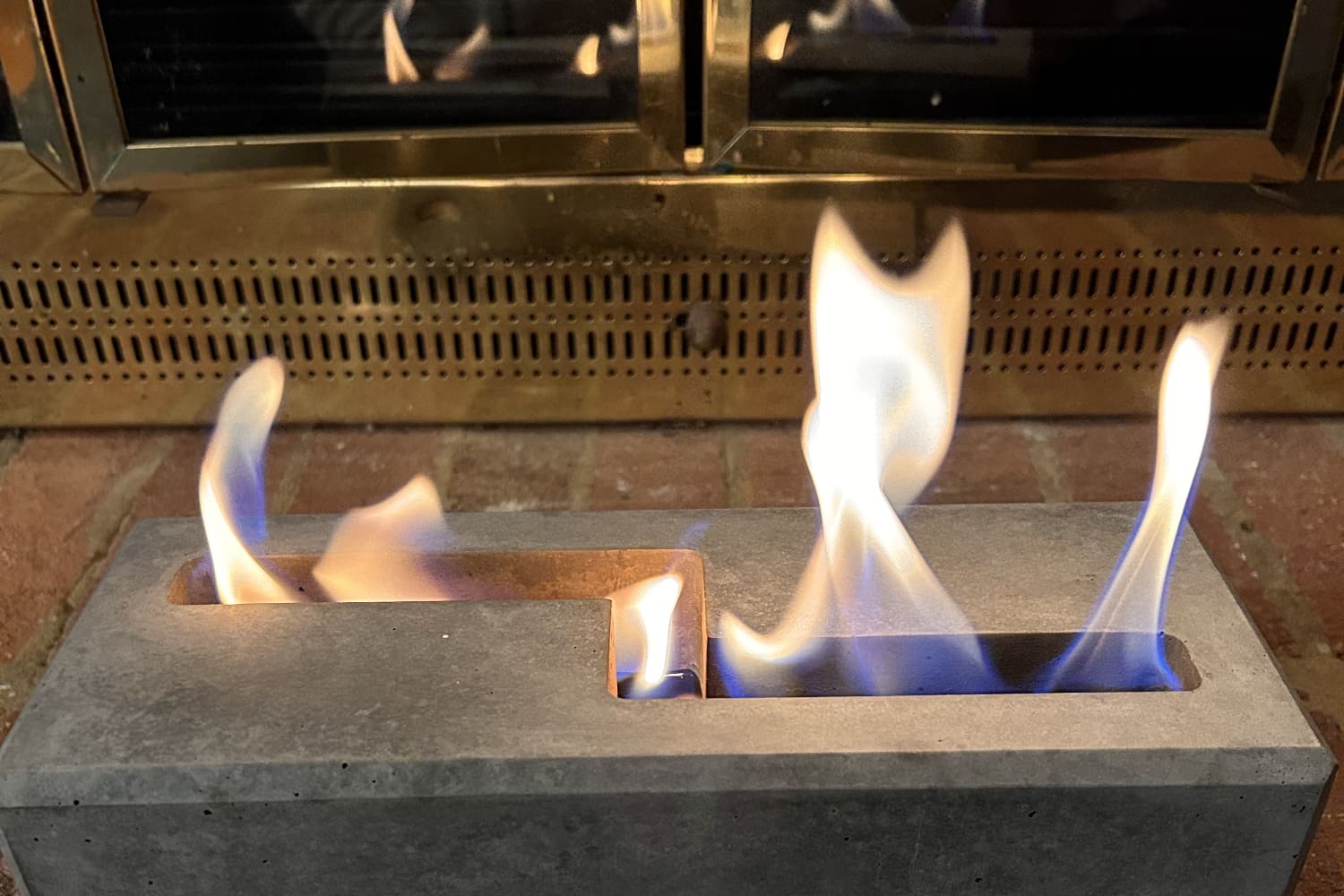 FLIKR Concrete Personal Fireplace Review — 2022 The Kitchn